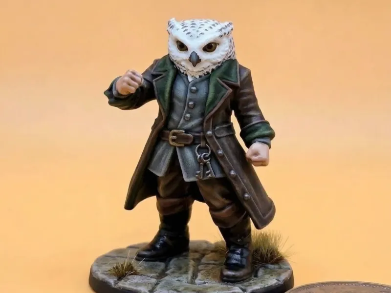 RPGオウリン ミニチュア（フクロウ頭のヒューマノイド）