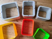 Funky Box Shelves with removeable colour insert Bundle Shelf-2