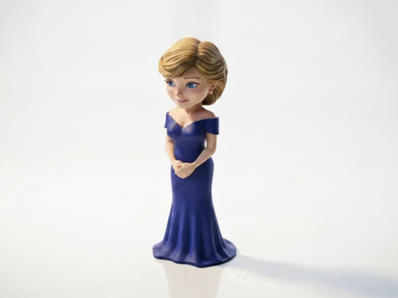 Princess Diana Historical Figure 3D Printable
