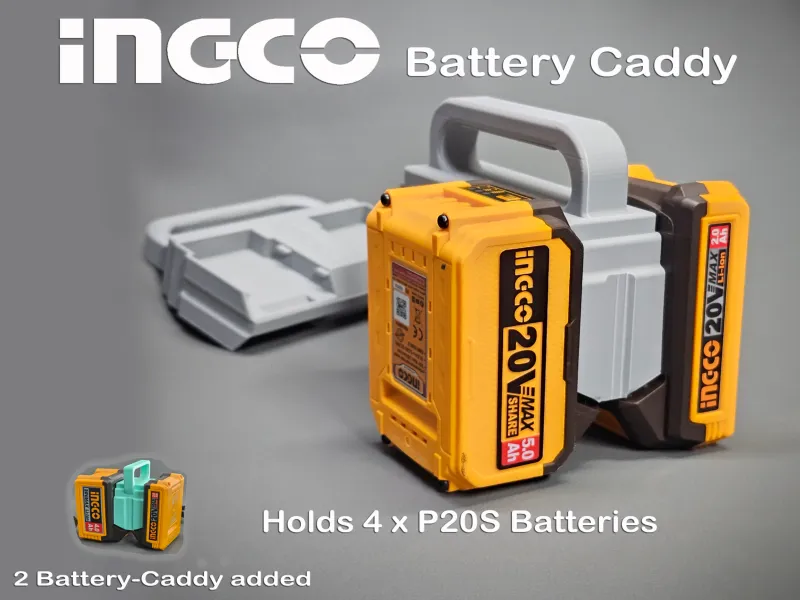 Caddy per batterie iNGCO