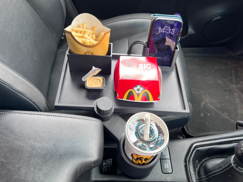 Cup Holder and swivel Tray