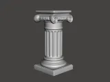 Ionic column pedestal #003-0