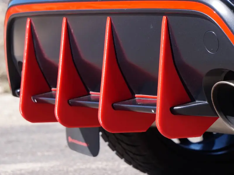 Hyundai Kona N Rear Diffuser Fin Extenders