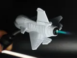 J-10 Fighter Jet, Simulating Afterburner Flame with a Lighter-0