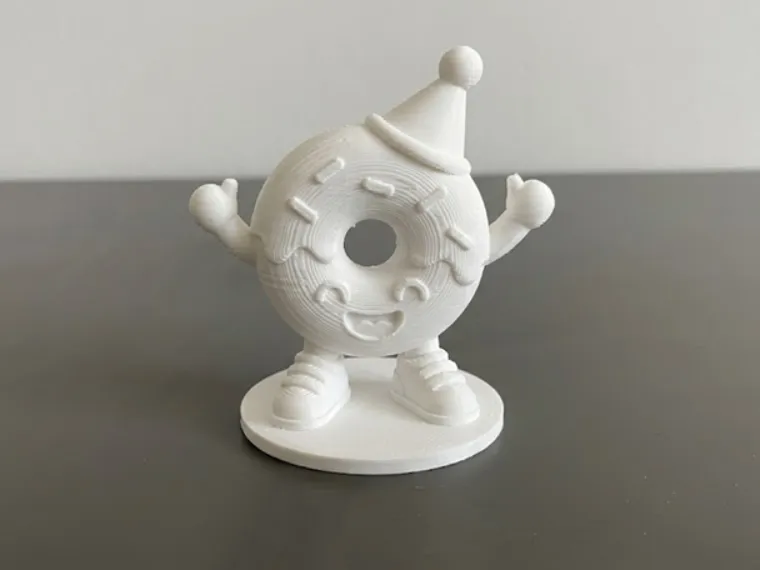Donut with Party Hat -Funny Celebration Decoration