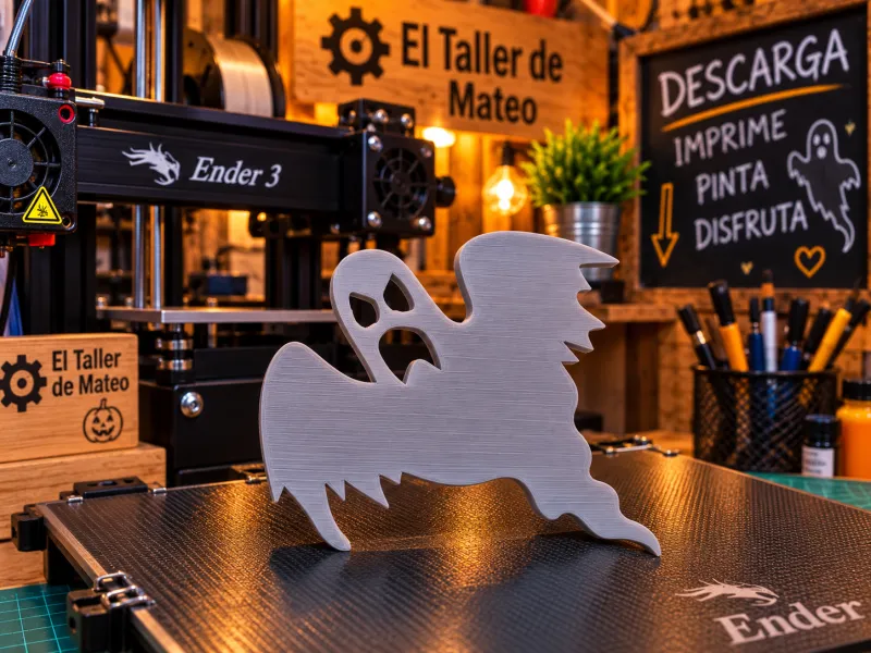 Fantomă de fereastră de Halloween