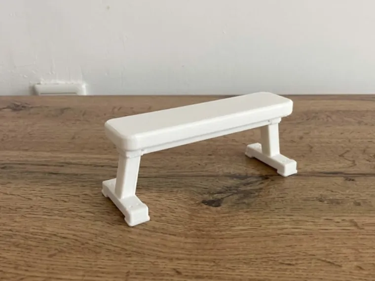 Flat Bench - Decorative Gym Model
