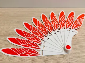 Dragonfly Hand Fan