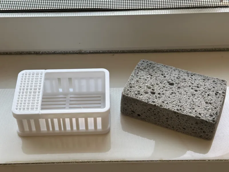 洗锅海绵擦沥水