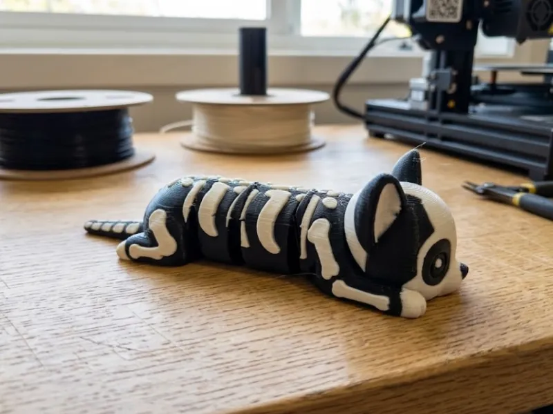 Flexi Toy Dog Skeleton