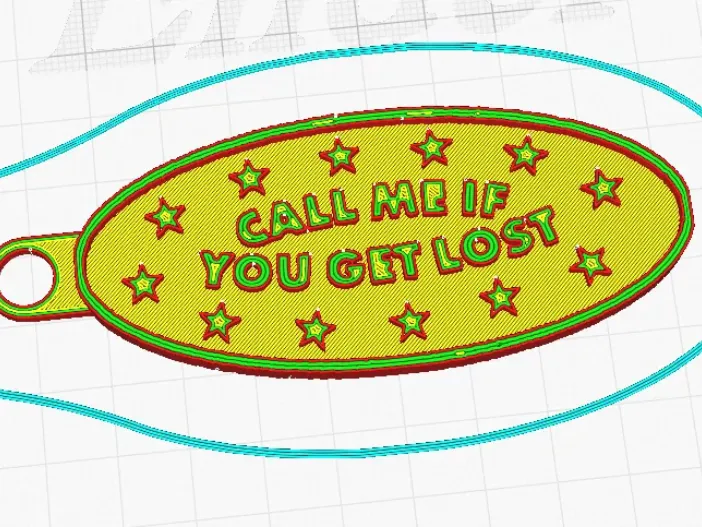 Tyler the Creator Call me if you get lost keychain