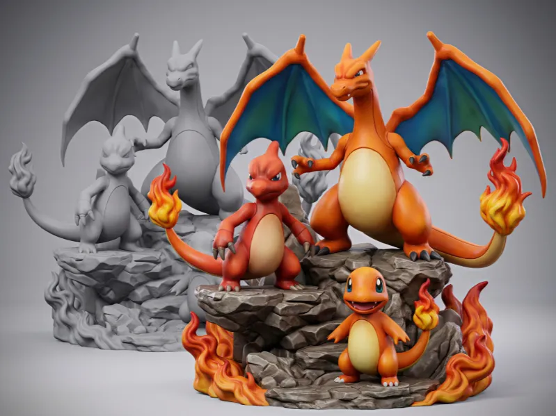 Charizard Evolution Family