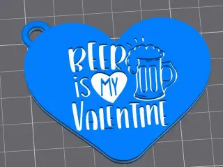 Valentines Keyring