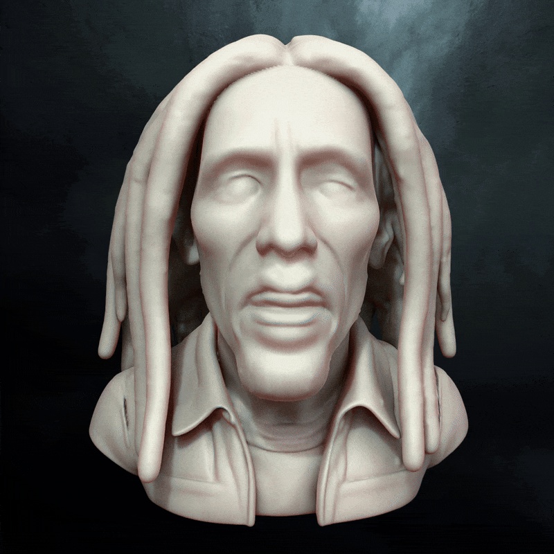 Bob Marley Bust-0