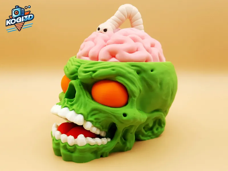 Zombie Head Candy Bowl