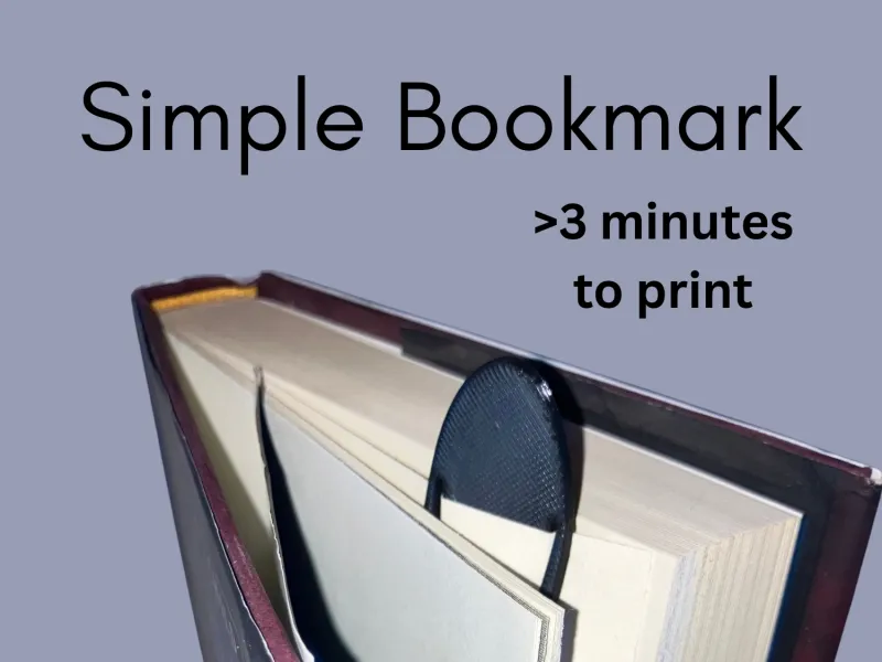 Simple Oval Bookmark Easy Print Under 3 Minutes Strong