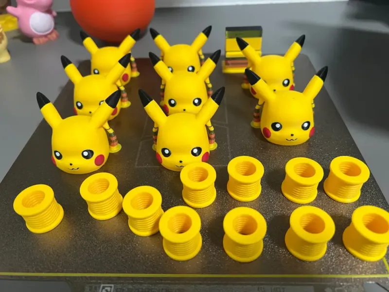 Игрушка Пикачу на пружине, качающаяся голова, Pok é mon Pika