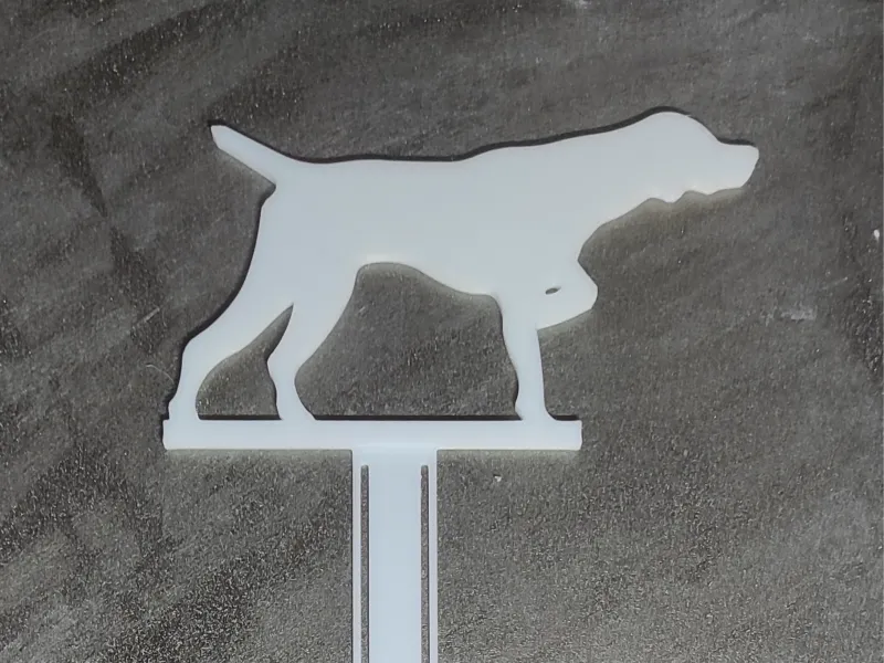 Pointer Dog Silhouette Bookmark
