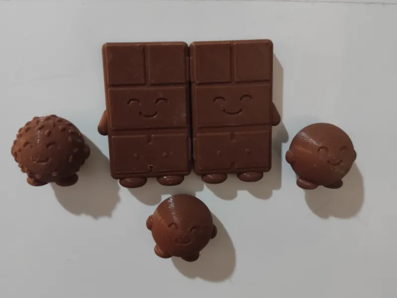 Família de Chocolate com Ímã