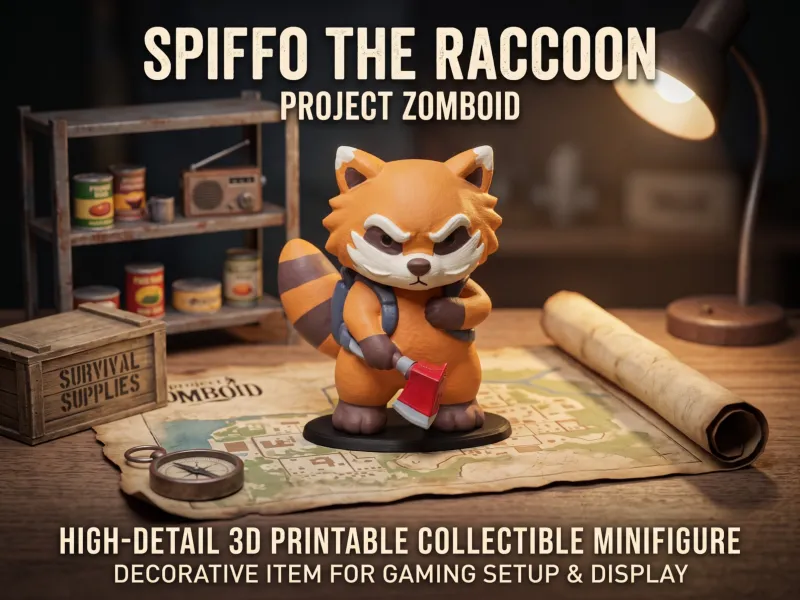 Spiffo Project Zomboid Maskotu
