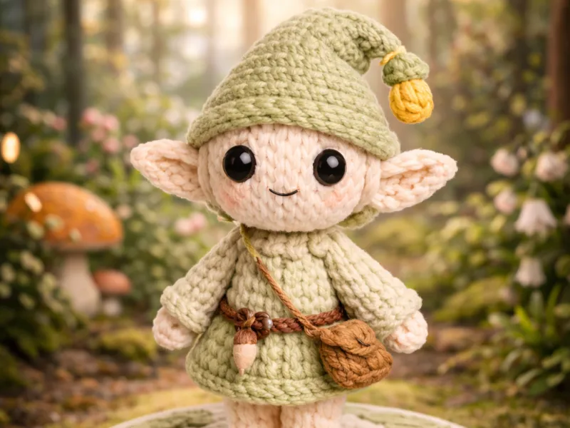 Knitting elf / Strickelf