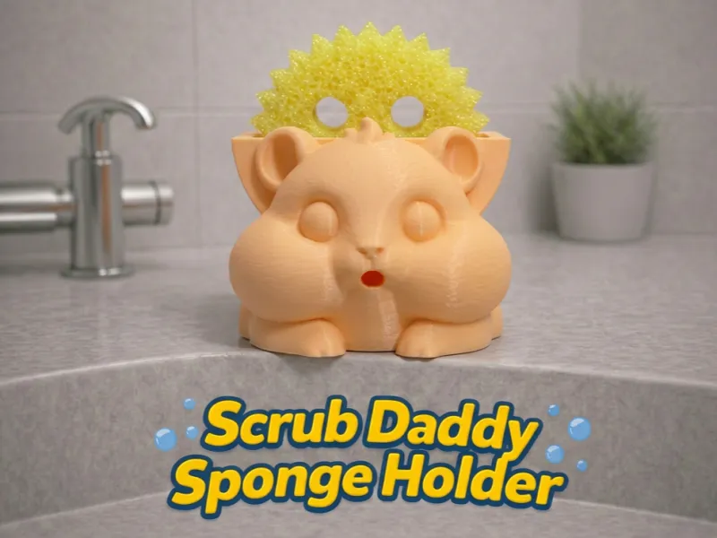 Chippy the Hamster Scrub Daddy Holder