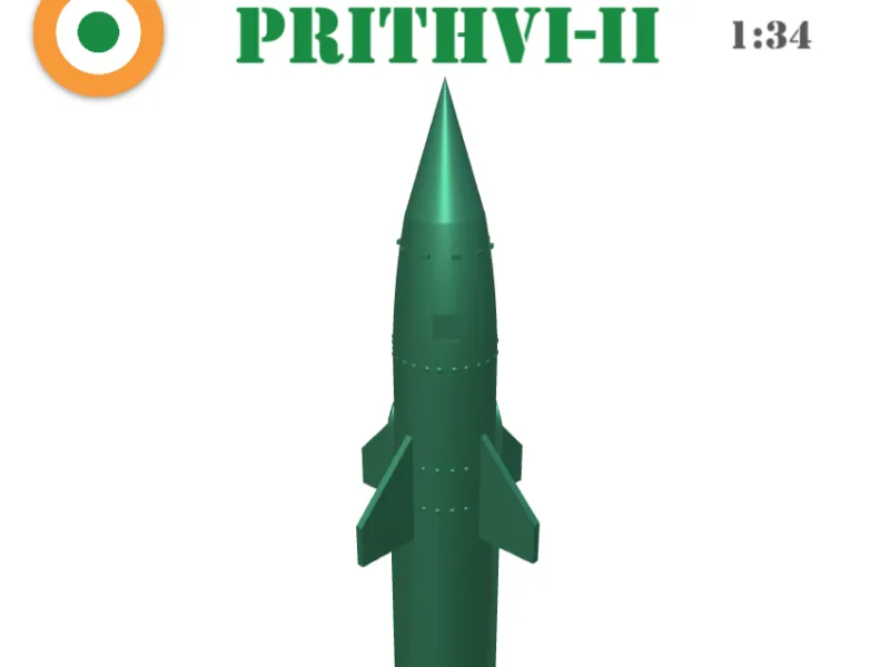 Prithvi-II Ballistic Missile Replica