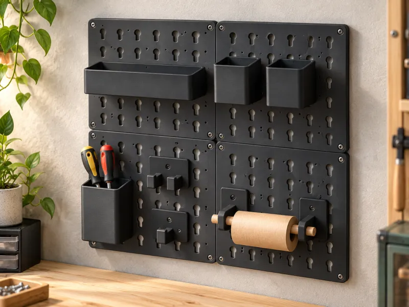 EDIXON SlotDock | Set Modular de Paneles para Pared y Estantes