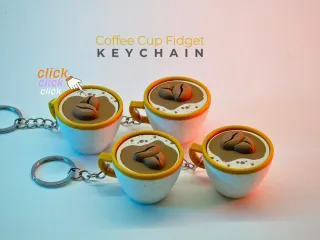 Coffee Cup Keychain