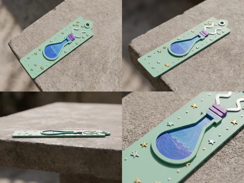 Wizarding Bookmark - Potion Bottle