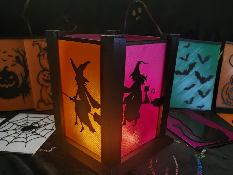 Panneaux de sorcière pour lanterne : Lanterne disponible dans mes modèles