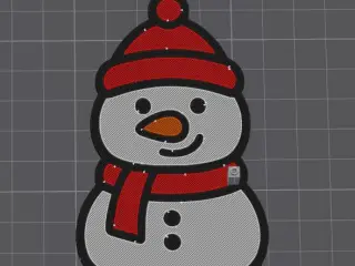 Snowman Ornament