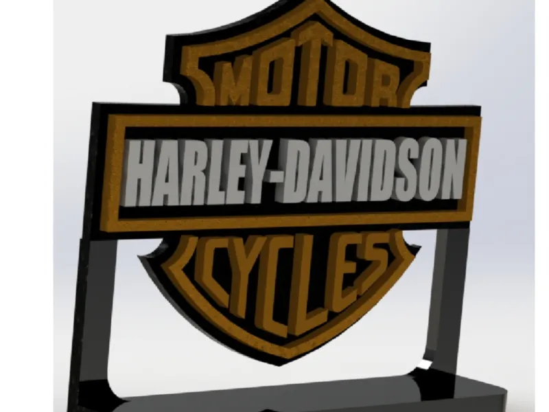 Decorazione da tavolo a tema Harley Davidson