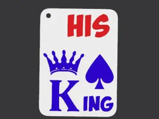 His King Keychain