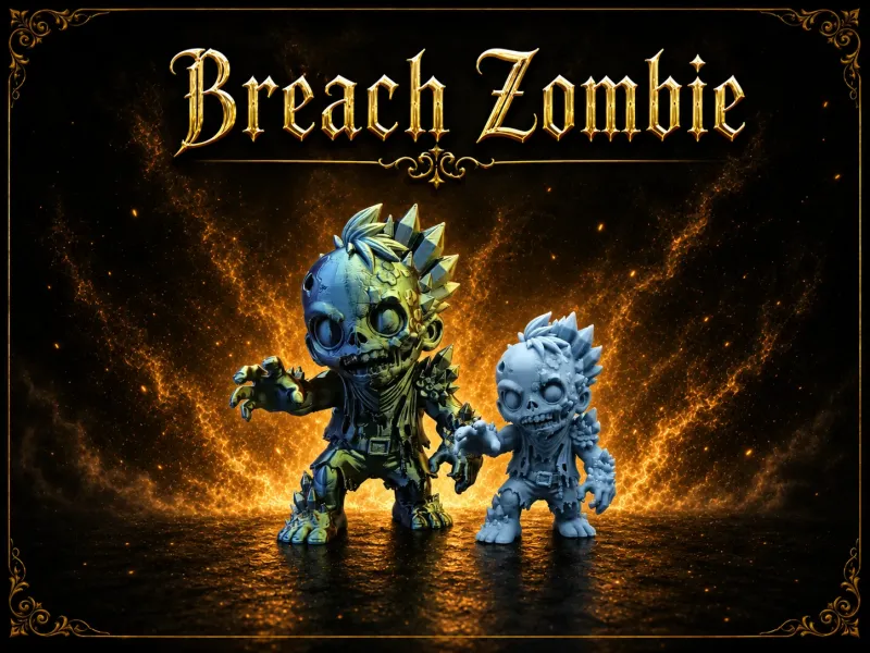 Zombie Breach Miniatur – Chibi-Apokalypse-Monster