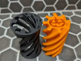 Pumpkin Spiral Vortex Fidget