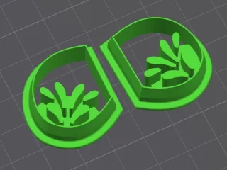 SPLASH HALF OVAL CLAY CUTTER