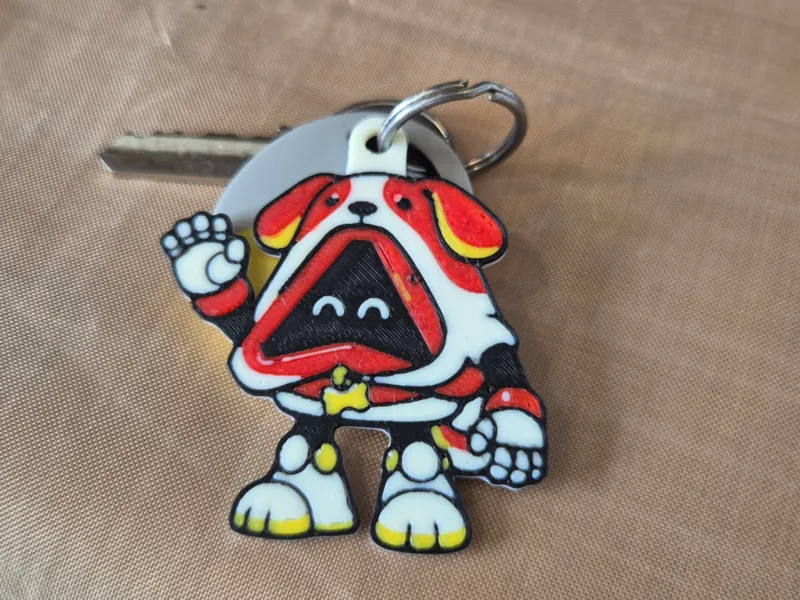 Keychain creality dog style
