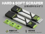 Dual-Head Heated Bed Scraper HARD & SOFT SCRAPER-0