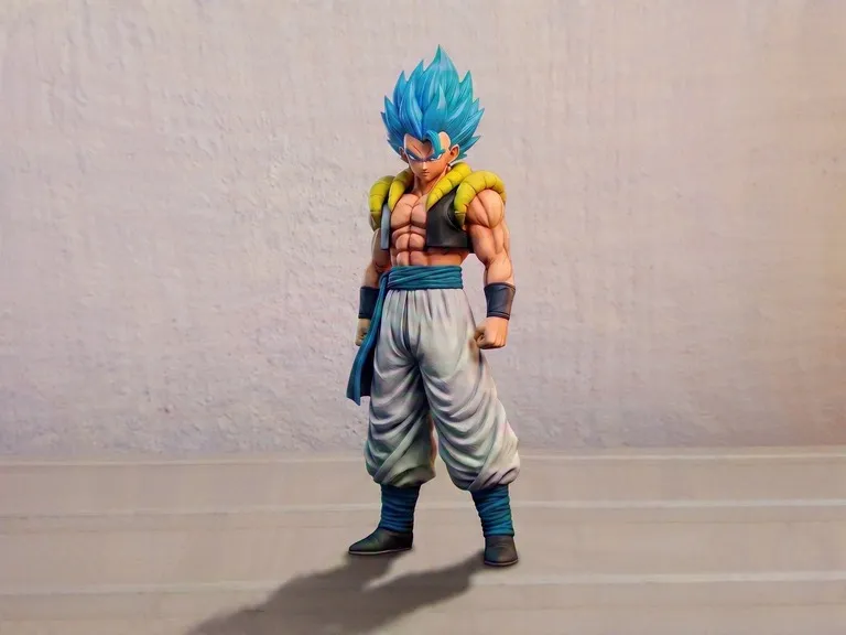 GOGETA SSJ BLUE DRAGON BALL SUPER GOKU/VEGETA FIGURE [FREE]