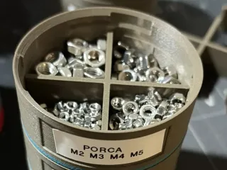 Twist to open container. No support needed!