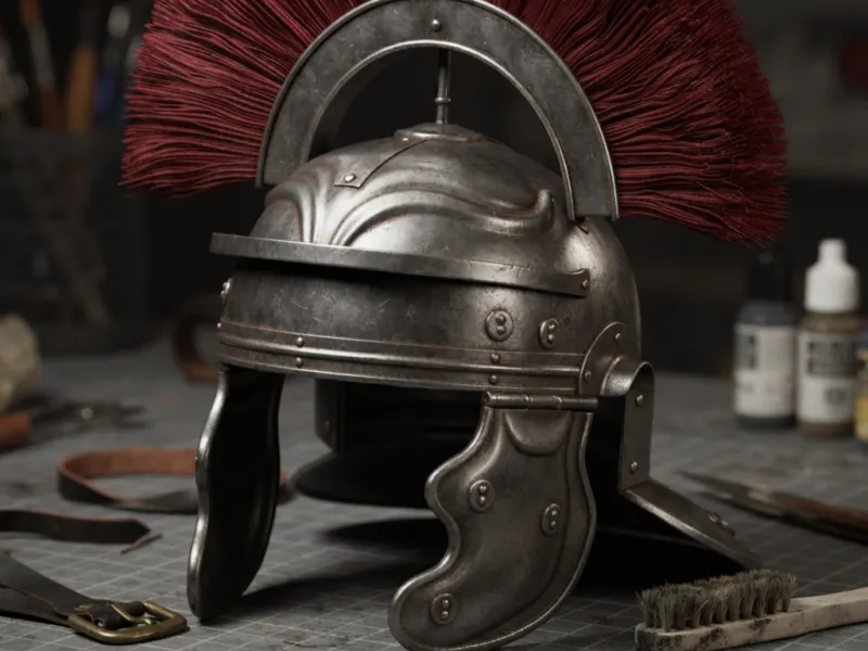 Roman Centurion Transverse Crest Helmet
