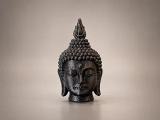 Buddha Head Sculpture