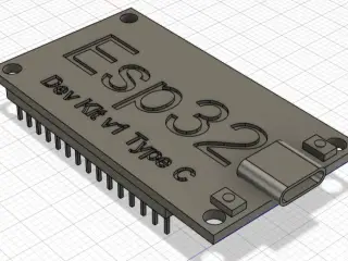 ESP32 Dev Kit V1 – 3MF Model for Reference, Not Printing