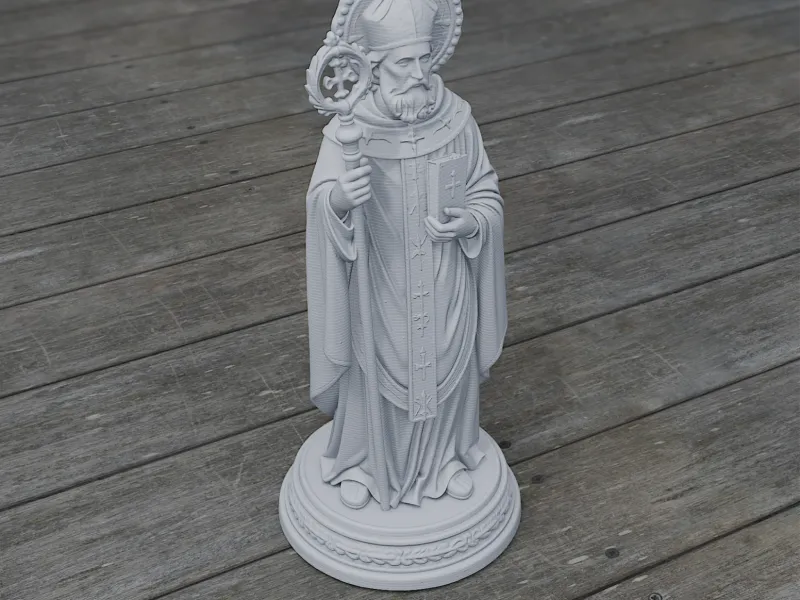 Saint Aspren - Devotional Statue