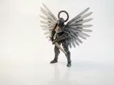 Celestial Blade Warrior Fantasy Figurine 3D Printable-0