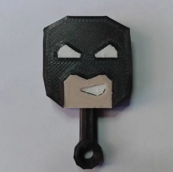 PRINT-IN-PLACE BATMAN KEYCHAIN-1
