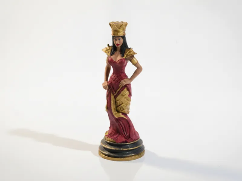 Queen Sculpture Female Figurine 3D Printable