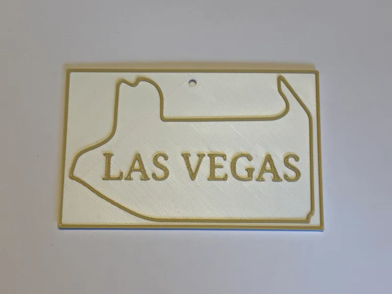Contorno do Circuito de F1 de Las Vegas