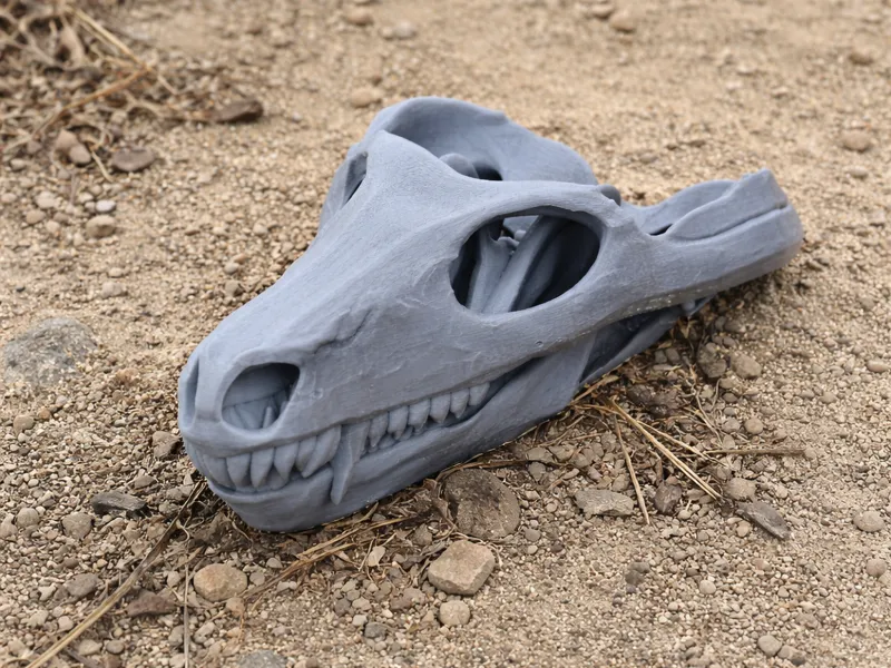 Crânio de Thrinaxodon